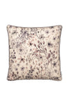 Alberte Pude Blomstret Grå-lilla Bomuld 45x45cm - Cozy living - puder -7136A - ByNordico (6561781350513)