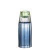 Blå Lysestage Glas Ø4,5xH12,5 cm - Bloomingville - Lysestager -82043148 - ByNordico (4372510605425)