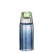 Blå Lysestage Glas Ø4,5xH12,5 cm - Bloomingville - Lysestager -82043148 - ByNordico (4372510605425)