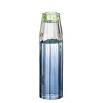 Bloomingville - Blå Lysestage Glas Ø4,5xH17,5 cm