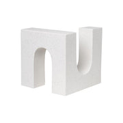 Brick Skulptur Hvid Keramik - Kristina Dam Studio - Pyntegenstande -115500200 - ByNordico (4668324151409)