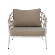 Cia Loungestol Hvid Metal L78xH80xB72 cm - Creative Collection - Stole & Bænke -82050300 - ByNordico (6591242862705)