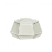 Dåse m/Låg Hvid Keramik ø16xh11cm - Hübsch - Krukker -250205 - ByNordico (4414238982257)