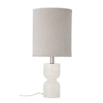 Bloomingville - Indee Bordlampe Hvid Alabast h55cm
