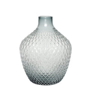 Large Vase Blå Glas ø28xh38cm - Hübsch - Vaser -950108 - ByNordico (4414261854321)