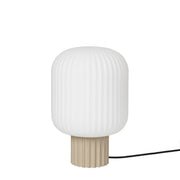 Lolly Bordlampe Sandfarvet/Hvid Opalglas Ø20cm - Broste Copenhagen - Bordlamper -60060010 - ByNordico (6535593853041)