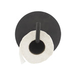 House Doctor - Text Toiletpapirholder Sort Aluminium