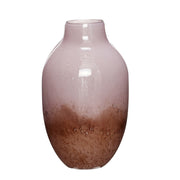 Vase Lilla/Brun Glas ø21xh37cm - Hübsch - Vaser -281105 - ByNordico (4414262673521)